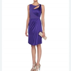 Versace Collection Plum Dress With Medusa